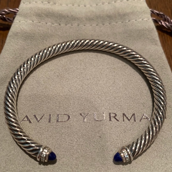 David Yurman Lapis Cable Classics Bracelet - Picture 3 of 7